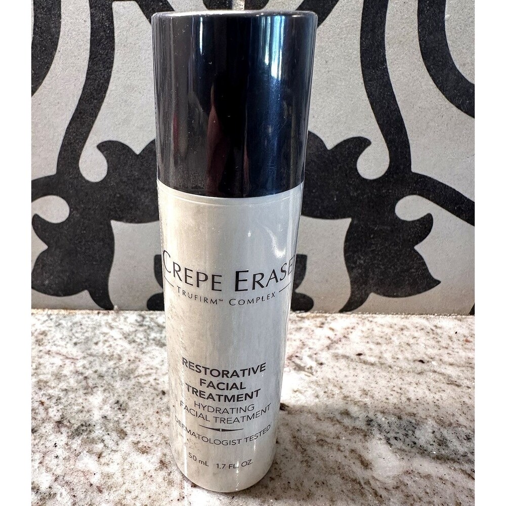 Crepe Erase Restorative Facial Treatment TruFirm Complex 1.7oz 50mL NEW Sealed